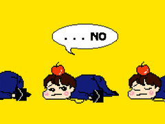 출근시러 꾸물이 도트 커미션