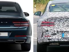 제네시스 전기차 eG80 테스트 주행 포착