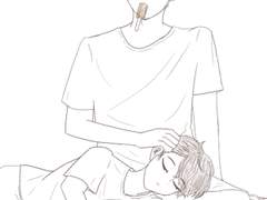 아이스크림 먹는 윶윻