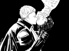 [그레이무] 매달린 남자