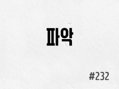 [5부] #232 파악