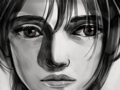 소묘 스타일 우영이를 우영이답게