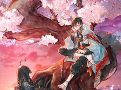 어떤 나무 아래