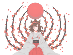 매화가지 구미호 이사쿠