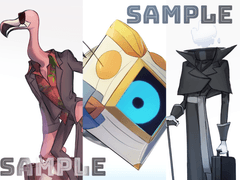 사오의 커뮤 전신 Commission!