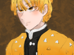 젠이츠 성장 과정(?) 낙서 만화