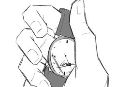 역방향으로 달리기 시작했어.