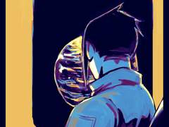 색 입힌 그림 조각들