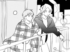 베란다 밤 공기