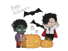 [마츠쿠로] trick or treat