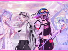 데코라 마법소녀 합작