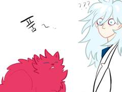 고양이수인 패치의 이빨이 궁금한 짧만화