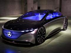 벤츠 EQS, 700km이상 주행거리 예고, 테슬라를 과연...