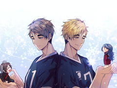 [하이큐 상황문답] 얼음 위 피어난 스타티스 2