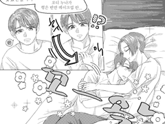 깨워도 깨워도 제일 안 일어나는 멤버는 혜성이형이라고...