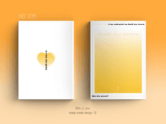 레디메이드 표지 No. 035 fall in love (예약 완료)