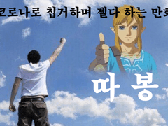 코로나로 칩거하며 젤다 하는 만화