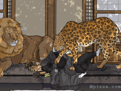 블랙앤그레이 동물 커미션