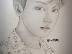 [팬아트] IDOL 정국 팬아트🐰