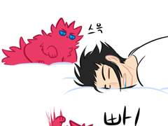 고양이수인패치 인성질하는 낙서