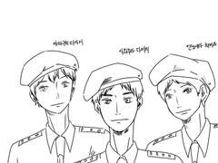 설정을 그대로 가지고 그린 낙서들과 그림들!