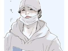 새벽에 형 마중나온 삽살국이 [+ENG]