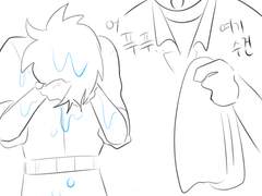 패치가 머리를 넘길뿐인 만화