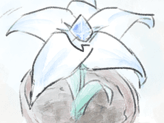 달토끼와 루나르시아 꽃