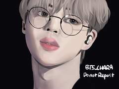 지민이 생일축전용 그림