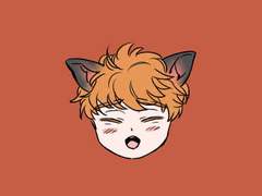 킹키규 아크릴 키링 / 남주인과 규냥이 칼선 스티커 입금 통판폼