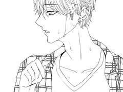 [체크패턴] 옷주름에 자연스러운 체크패턴 흑백 01-05