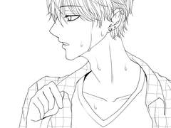 [체크패턴] 옷주름에 자연스러운 체크패턴 흑백 16-20