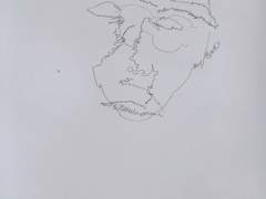 [3강] 컨투어 자화상 / 점선면-모공주름가면