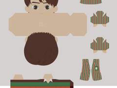 SEVENTEEN JUN PAPER DOLL - HOME;RUN2