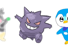 포켓몬스터 낙서 재업