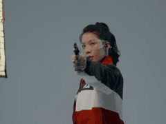 "마지막, 널 위한 한 발."