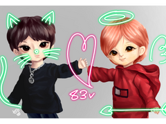 페코님 희특인형 팬아트