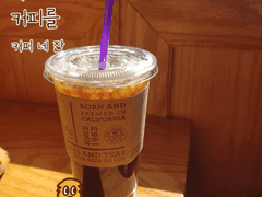 커피 네 잔 - 커피빈 아이스 아메리카노 레귤러