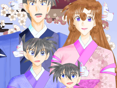 메디방 / 명탐정 코난 AU 요괴의 세계 버전의 쿠도 일가