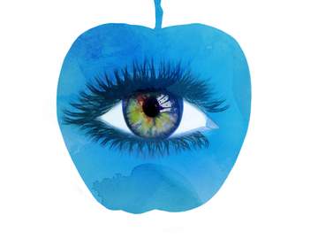 푸른 사과를 깎다