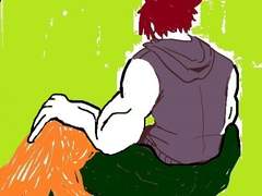 조금~한 표정으로 줄피가르 월러와 헬리타 타머를 그린 이메레스