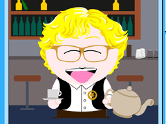 조금~한 표정으로 그린 칸칠 카르티니와 페이 샤오