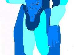 조금 ~한 표정으로 그린 케이 샤오와 메나 제르미나