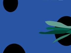 흰 토끼와 선인장 T