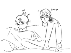 눈물 젖은 머리카락..