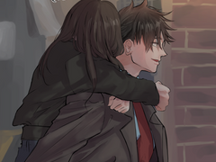 술에 취한 여친 데리러 온 쿠로오