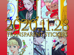 투명 스티커 샘플