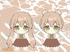 가을냥 무속성 인형 도안