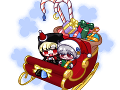 ✦ ﻿썰매를 타고 달려요! ﻿✦ ﻿크리스마스 2인 SD고정틀 커미션