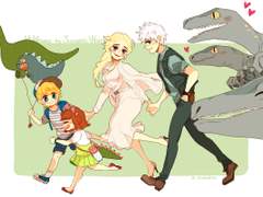 [잭엘사] (13) 쥬라기월드AU : 일러스트 + 만화 + 낙서 (최종업뎃_201209)